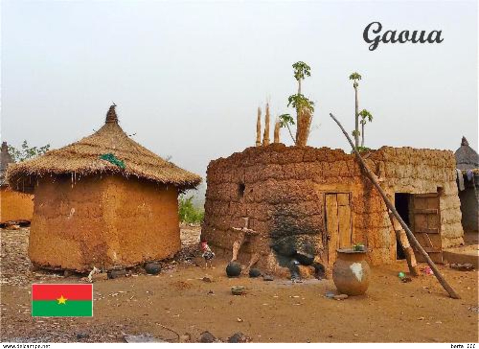 Burkina Faso Gaoua New Postcard - Burkina Faso