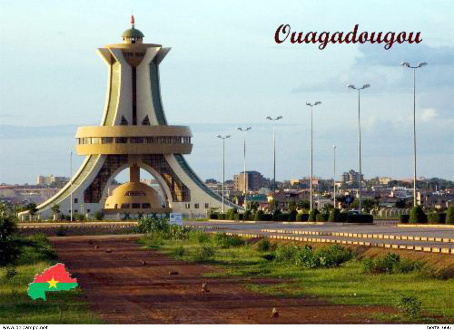 Burkina Faso Ouagadougou National Heroes Monument New Postcard - Burkina Faso