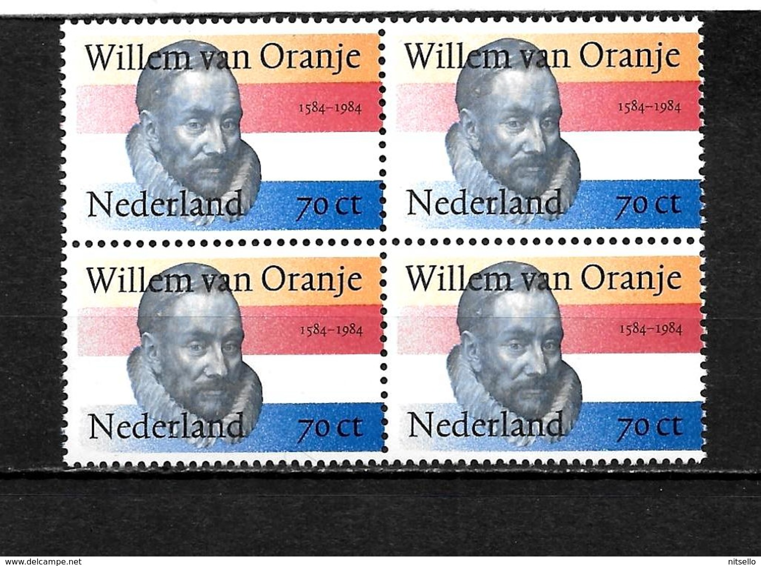 LOTE 2231 ///  HOLANDA 1987 BLOQ DE 4 ** MNH  ¡¡¡ OFERTA - LIQUIDATION !!! JE LIQUIDE !!! - Nuevos