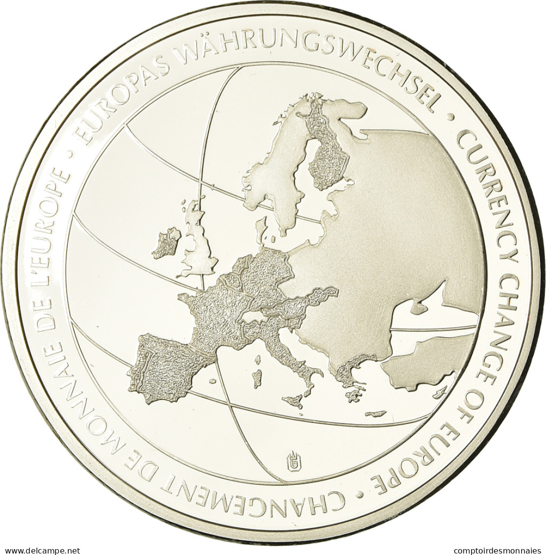 Allemagne, Médaille, Monnaies Européennes, 1 Deutschemark, FDC, Argent - Autres & Non Classés