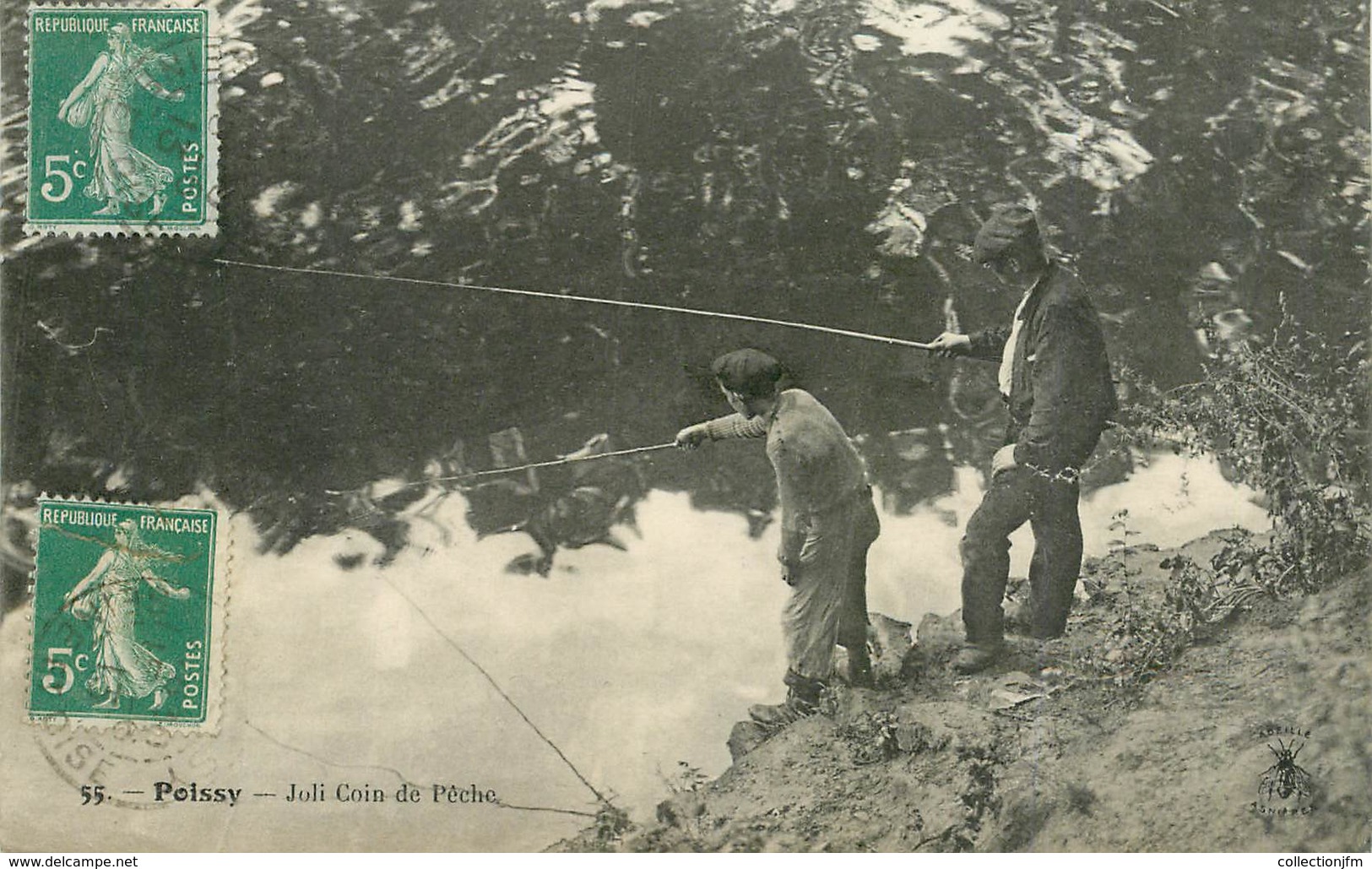 CPA FRANCE 78   "Poissy, Un Joli Coin De Pêche" - Poissy