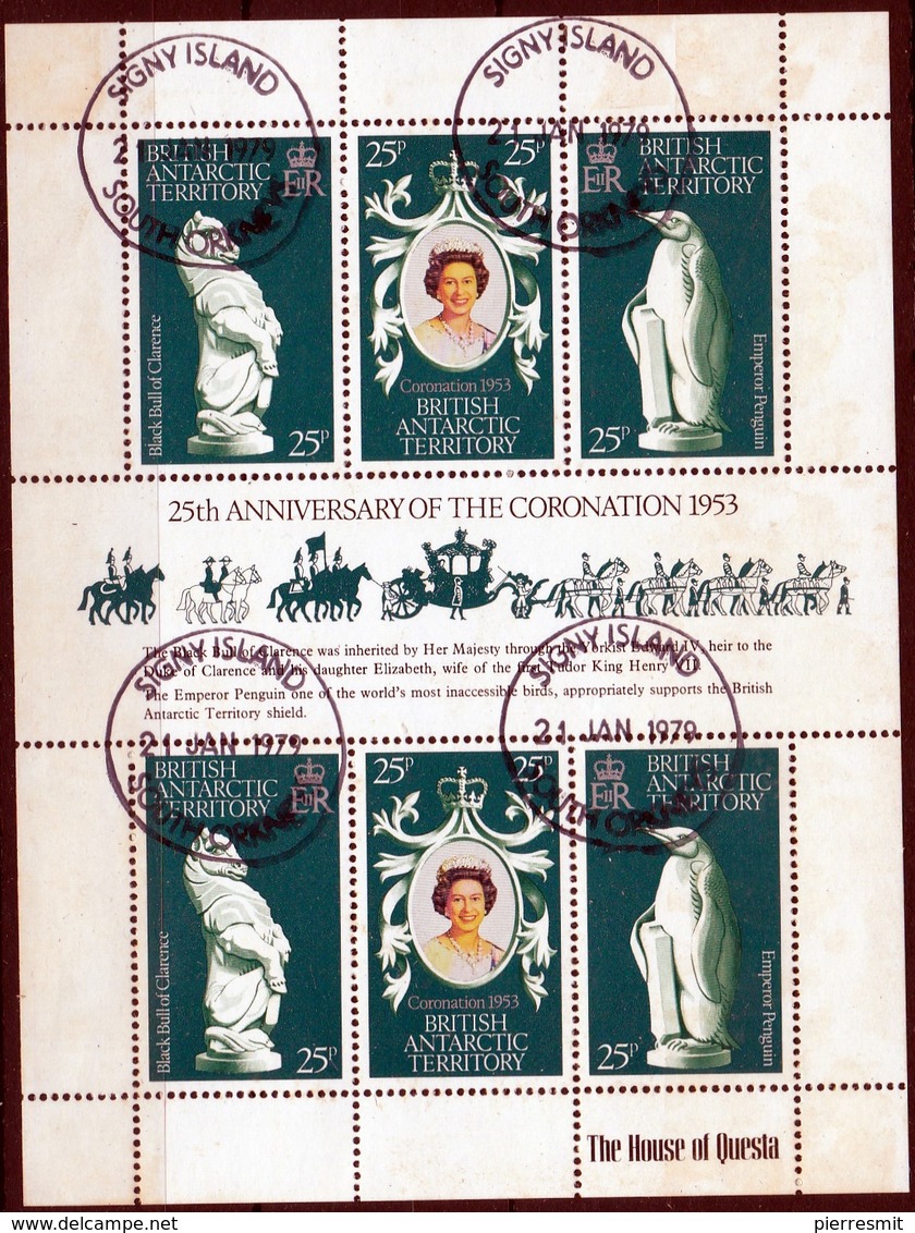 1978 25th Anniversary Of The Coronation 1953 M/s - Oblitérés