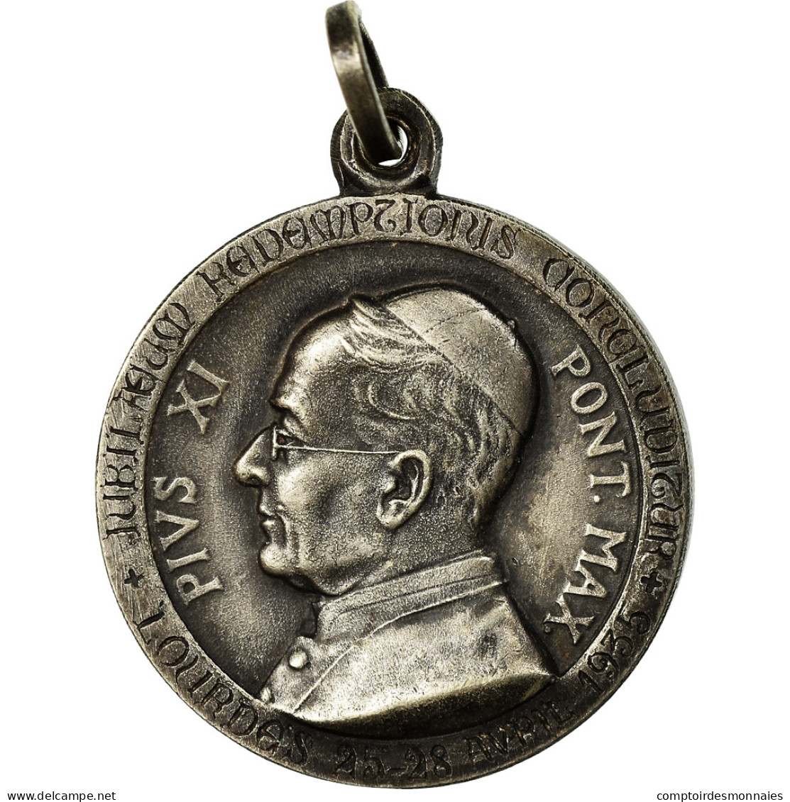 Vatican, Médaille, Jubilée Du Pape Pie XI à Rome, Religions & Beliefs, 1935 - Autres & Non Classés