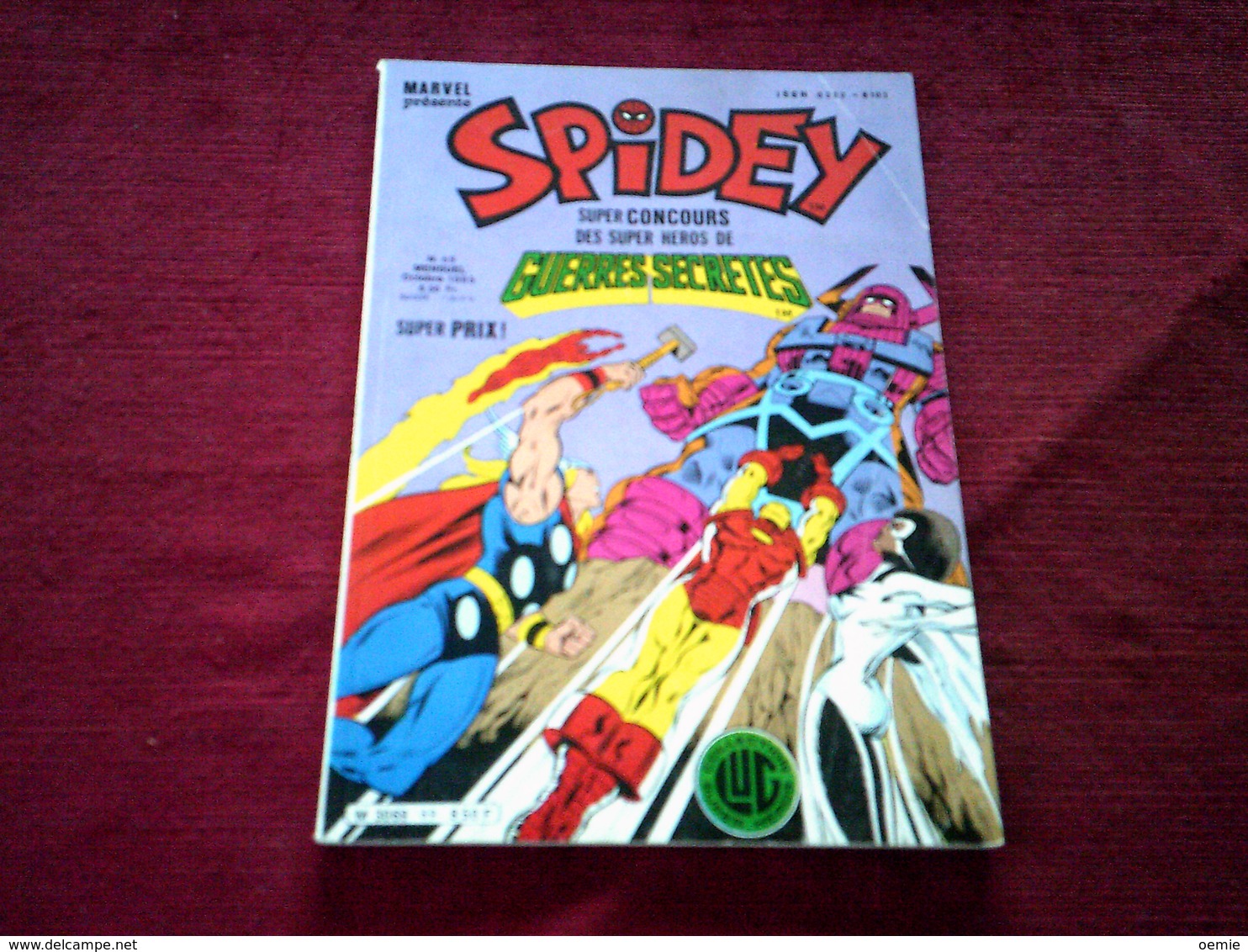 SPIDEY   N° 69 OCTOBRE  1985 - Spidey