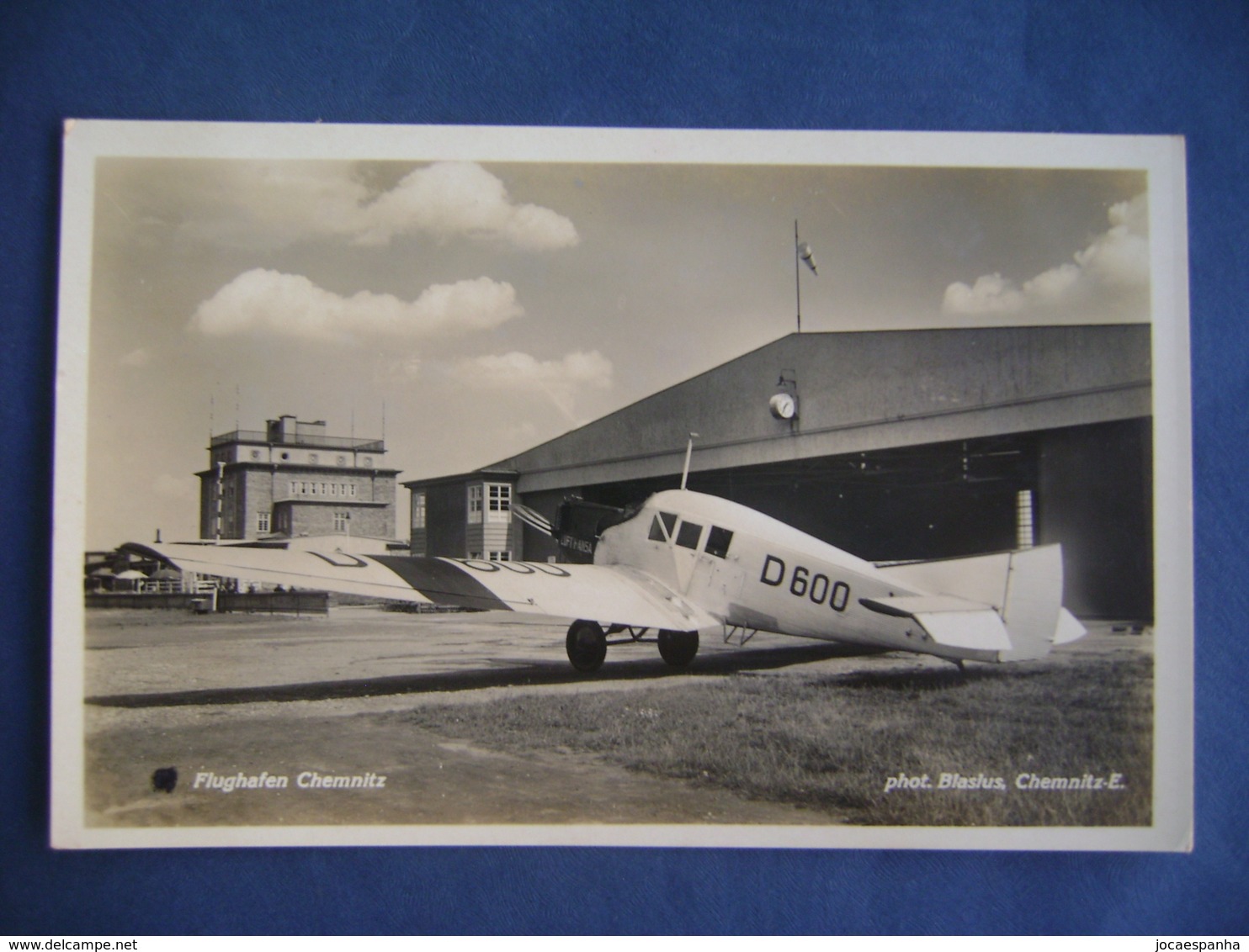 GERMANY - AIRPLANE AT CHEMNITZ AIRPORT IN THE STATE - Aerodromes