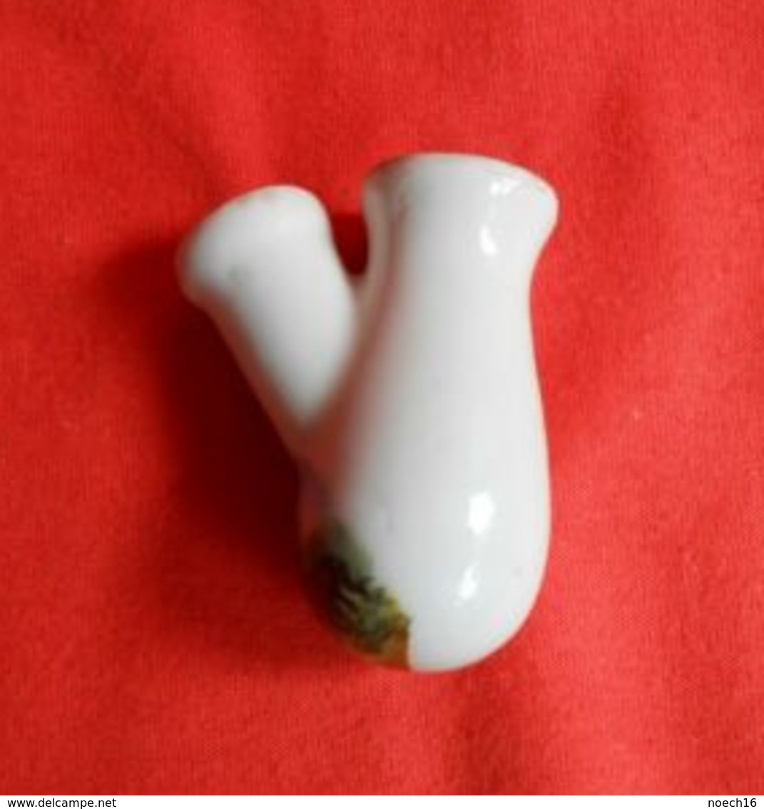 Fourneau De Pipe En Porcelaine - Pipas En Tierra Y En Porcelana