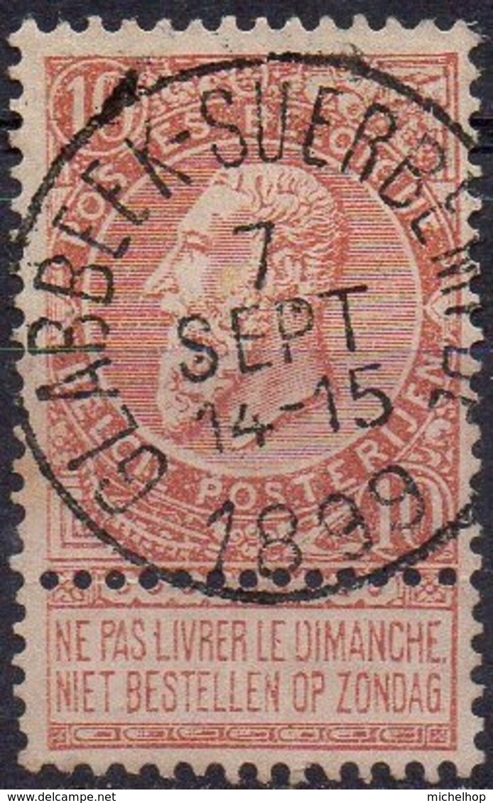 N° 57 Oblitération GLABBEEK-SUERBEMPDE - 1893-1900 Fijne Baard