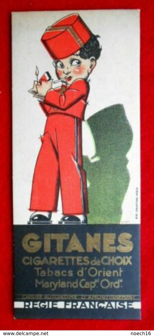 Signet - Chromo Cigarettes Gitanes/ Illustrateur René Vincent - Bookmarks