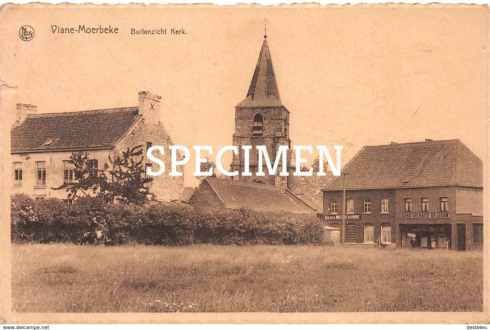 Buitenzicht Kerk - Viaene-Moerbeke - Moerbeke-Waas