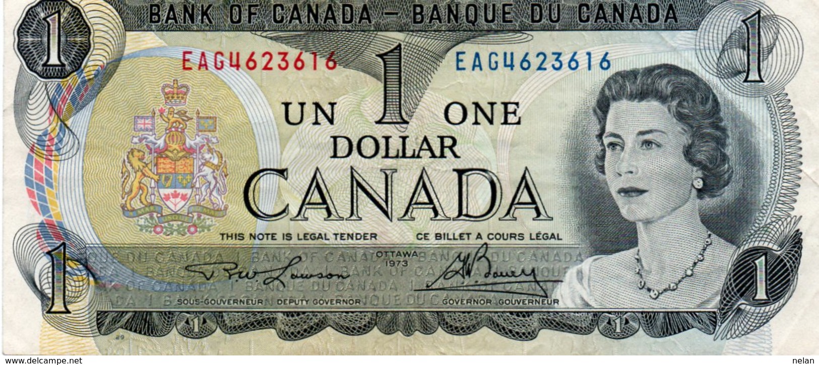 CANADA 1 DOLLAR 1973 P-85a.1  VF++ - Canada