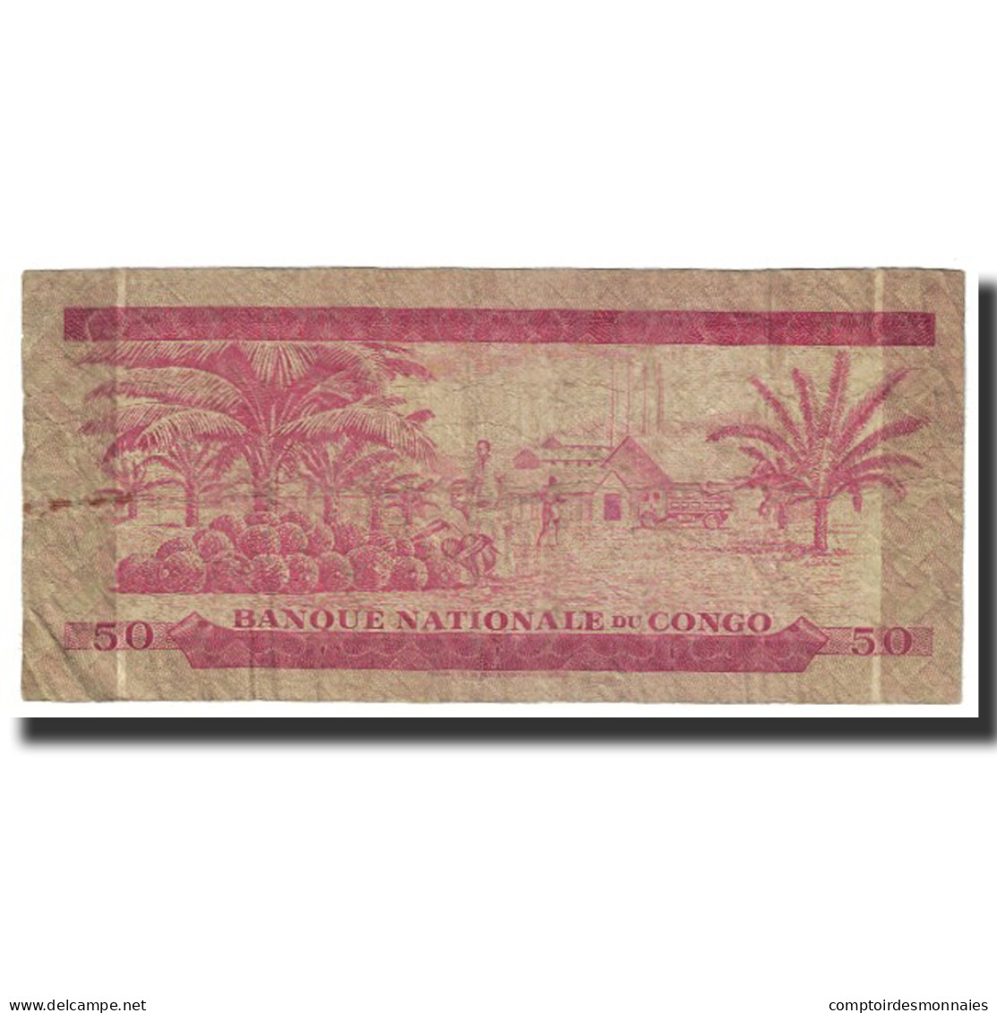 Billet, Congo Democratic Republic, 50 Makuta, 1970, 1970-10-01, KM:11b, TB - Democratic Republic Of The Congo & Zaire