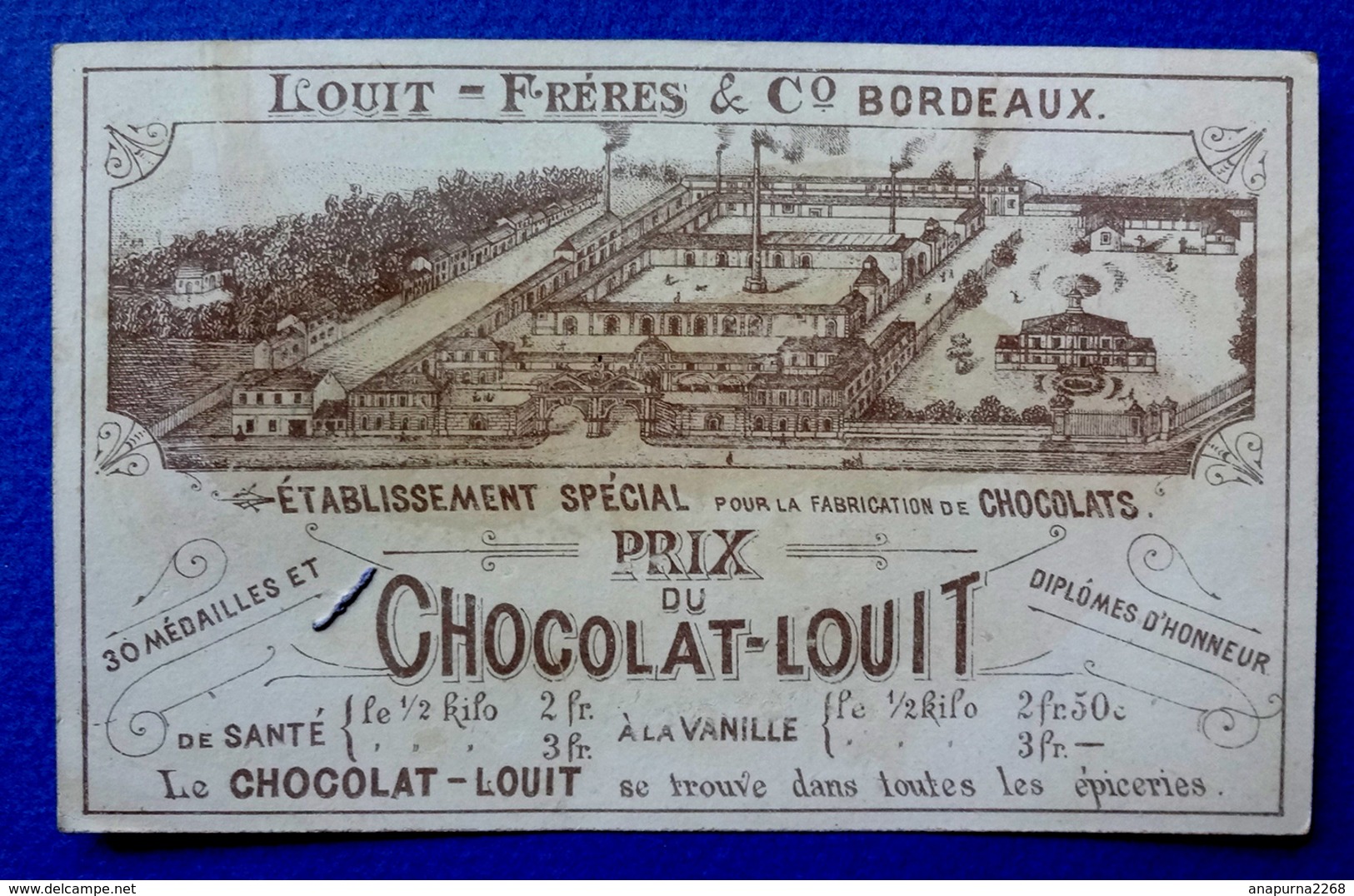 CHROMO......CHOCOLAT LOUIT....AU MARCHE...PERSONNAGES NOIRS...CHIEN ....MARCHAND DE SAUCISSE - Louit