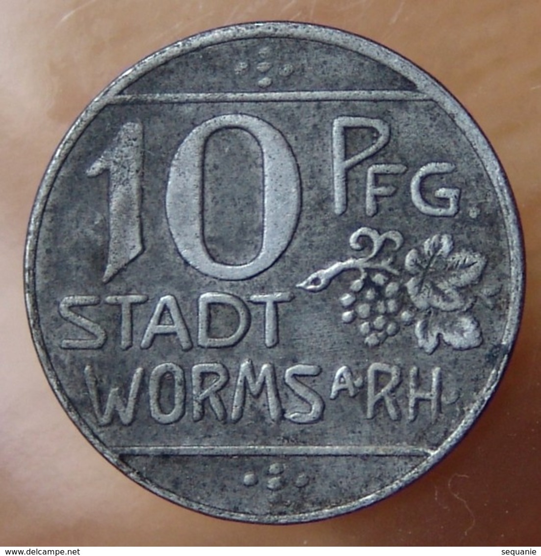 Allemagne  10 Pfennig Worms 1918 / Notgeld Der WORMS - Monétaires/De Nécessité