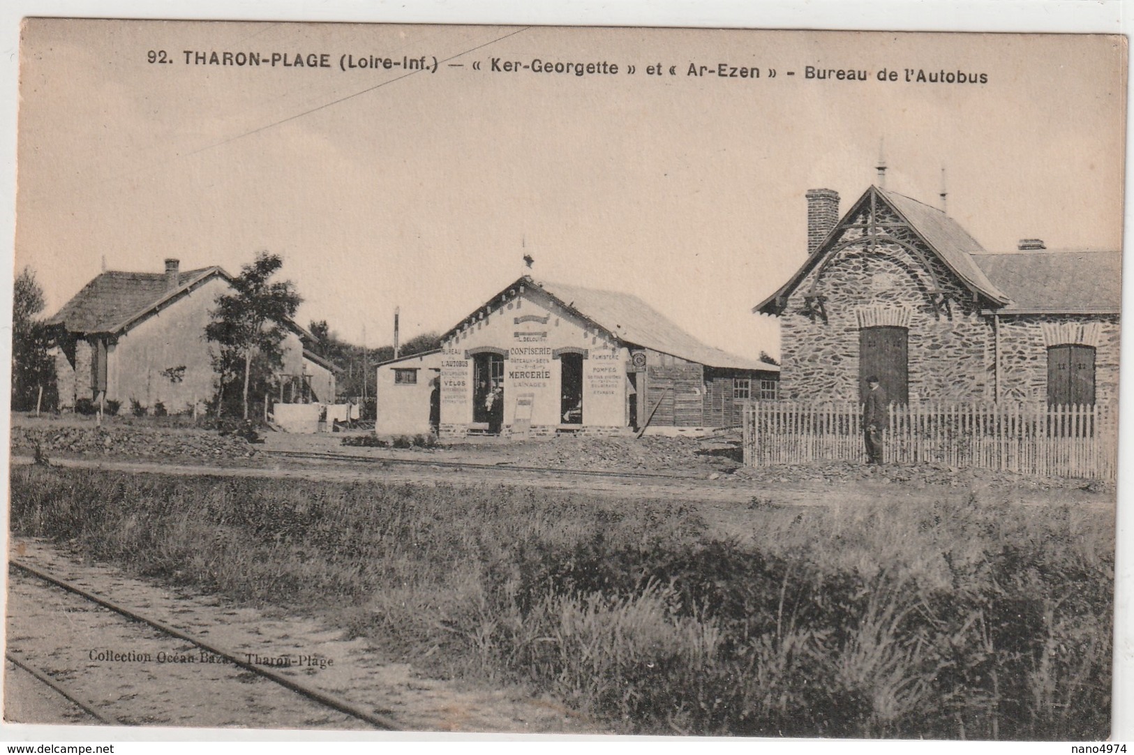 Tharon Plage - Ker Georgette Et Ar-Ezen - Bureau De L'Autobus - Confiserie - Mercerie - Tharon-Plage