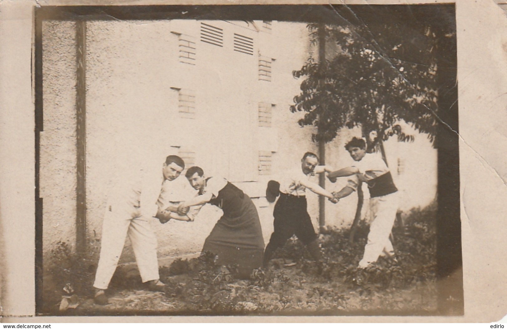 ***  Entrainement Militaire ??  Sport  La Lutte - Photo Carte Neuve - Worstelen