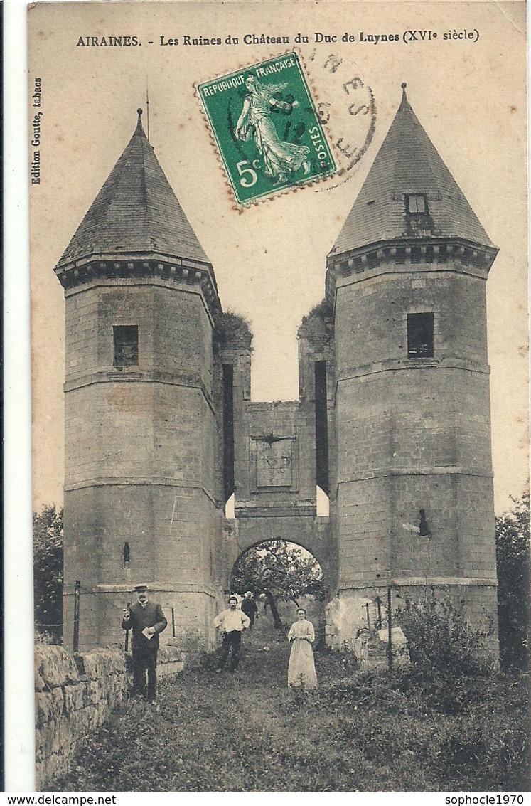 2020 - 03 - SOMME - 80 - AIRAINES - Ruines Du Château Du Duc De Luynes - Allaines