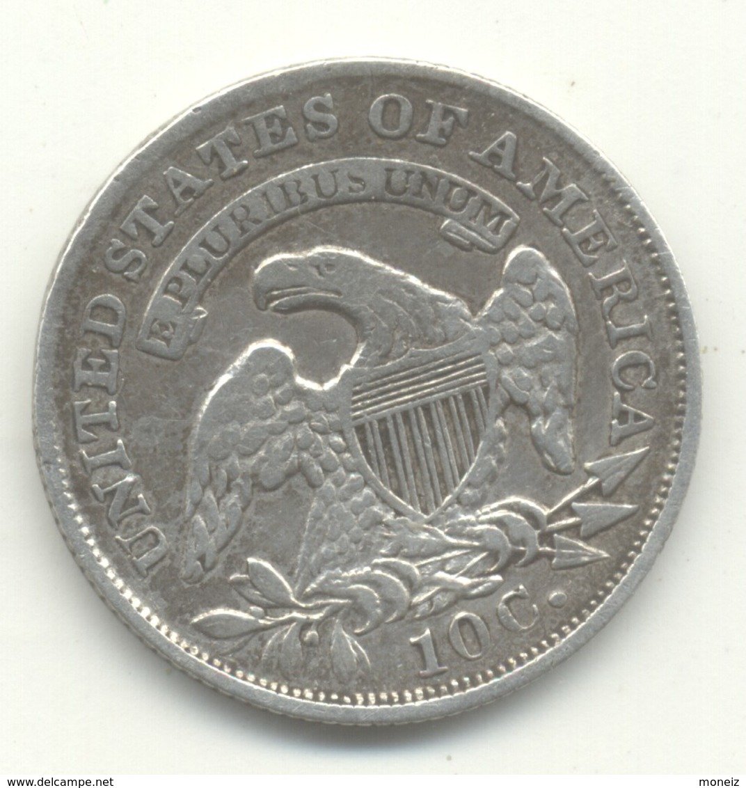 USA // ETATS UNIS 10 Cents  Liberty Cap Dime  1835 - 1796-1837: Bust (Busto)