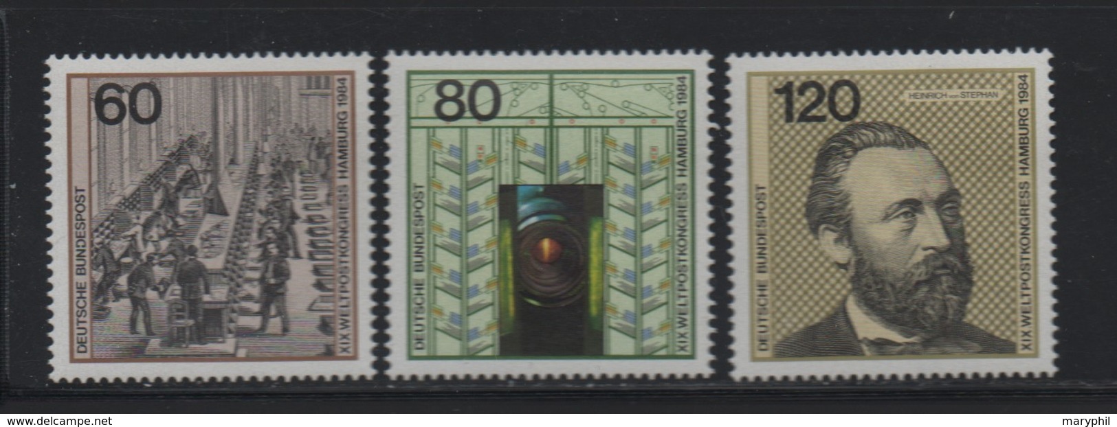 LOT 643 - ALLEMAGNE N° 1050/1052 ** - U.P.U - UPU (Universal Postal Union)