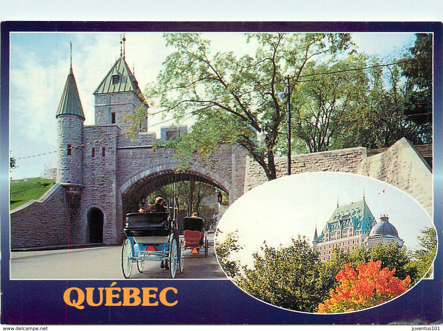 CPSM QUEBEC - La Porte Sainte-Louis Taillée Dans Les Fortifications Date De 1873   L2979 - Québec – Les Portes