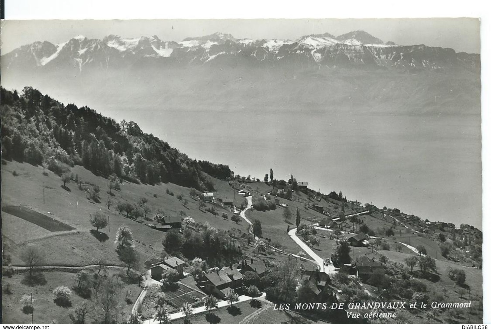 LES MONTS DE GRANDVAUX ET LE GRAMMONT  ( SUISSE ) VUE AÉRIENNE - Grandvaux