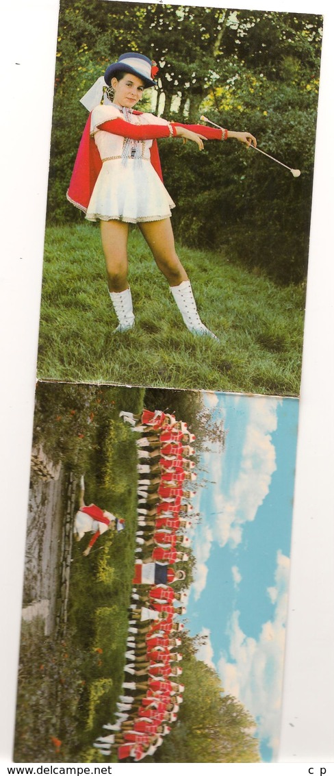 Lunel - Carte Double - Majorettes  - CPSM° - Lunel