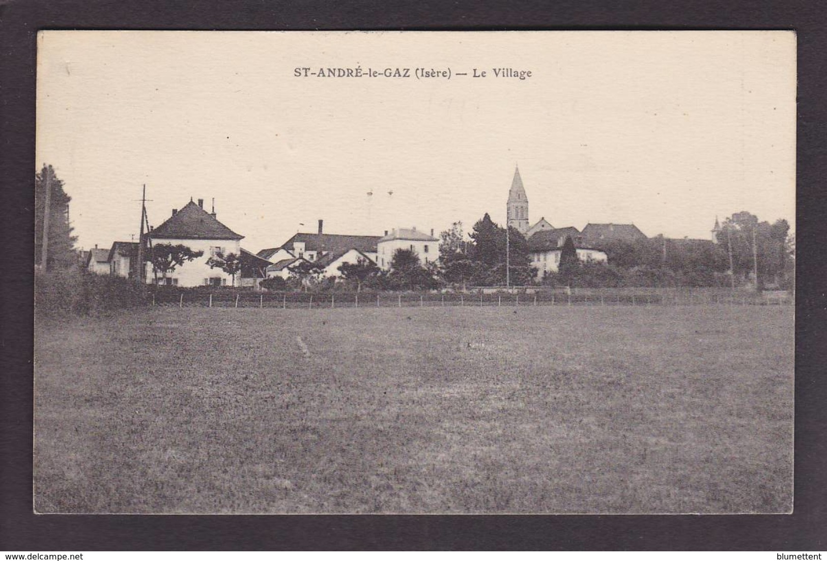 CPA Isère 38 Saint André Le Gaz Circulé - Saint-André-le-Gaz