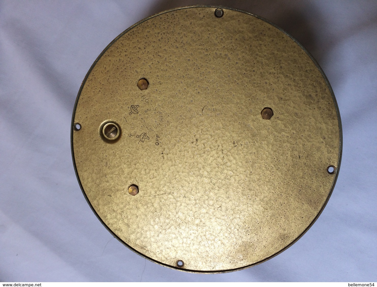 Réveil Ou Pendule De Marine - Diamètre 16cms (voir Photos Et Désignation Ci-dessous) - Horloges