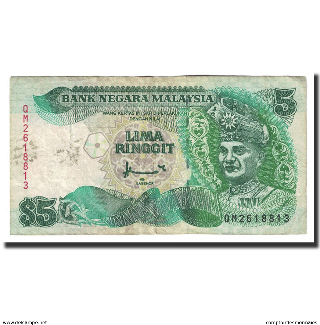 Billet, Malaysie, 5 Ringgit, Undated (1986-89), KM:35a, TTB - Malaysie