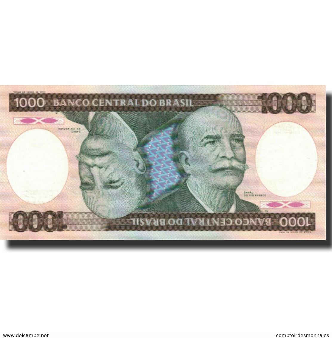 Billet, Brésil, 1000 Cruzeiros, Undated (1981-85), KM:201a, NEUF - Brésil