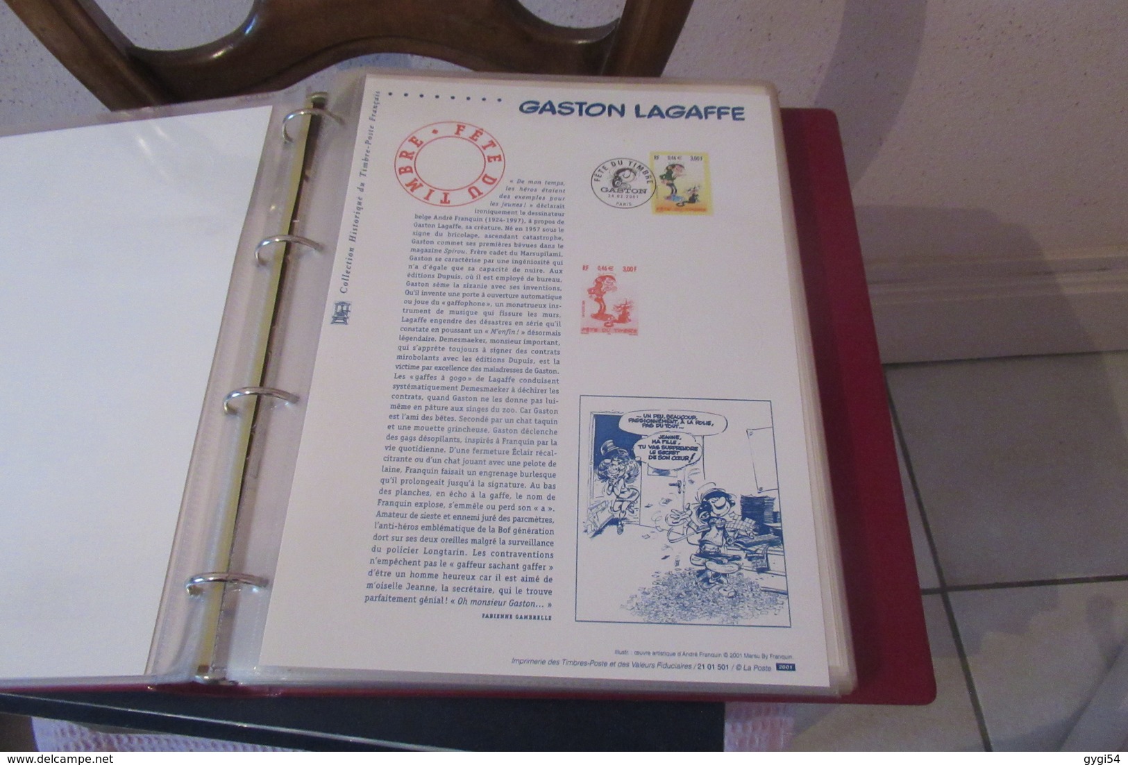 France 2001  Année complète   Documents Blocs compris ( le siècle au fil du timbre Bruegel l' Ancien, , ETC ... 50 scans