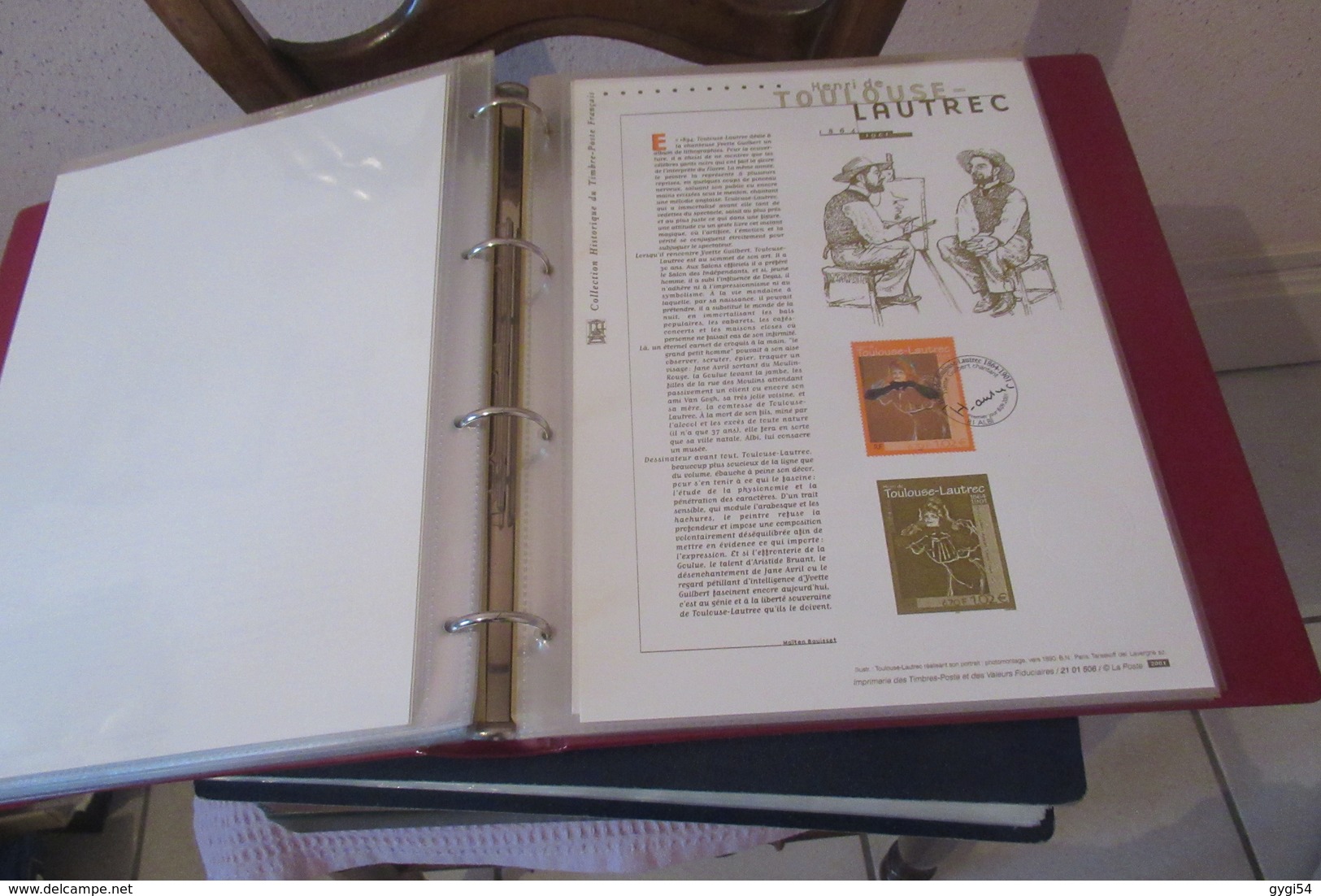 France 2001  Année complète   Documents Blocs compris ( le siècle au fil du timbre Bruegel l' Ancien, , ETC ... 50 scans