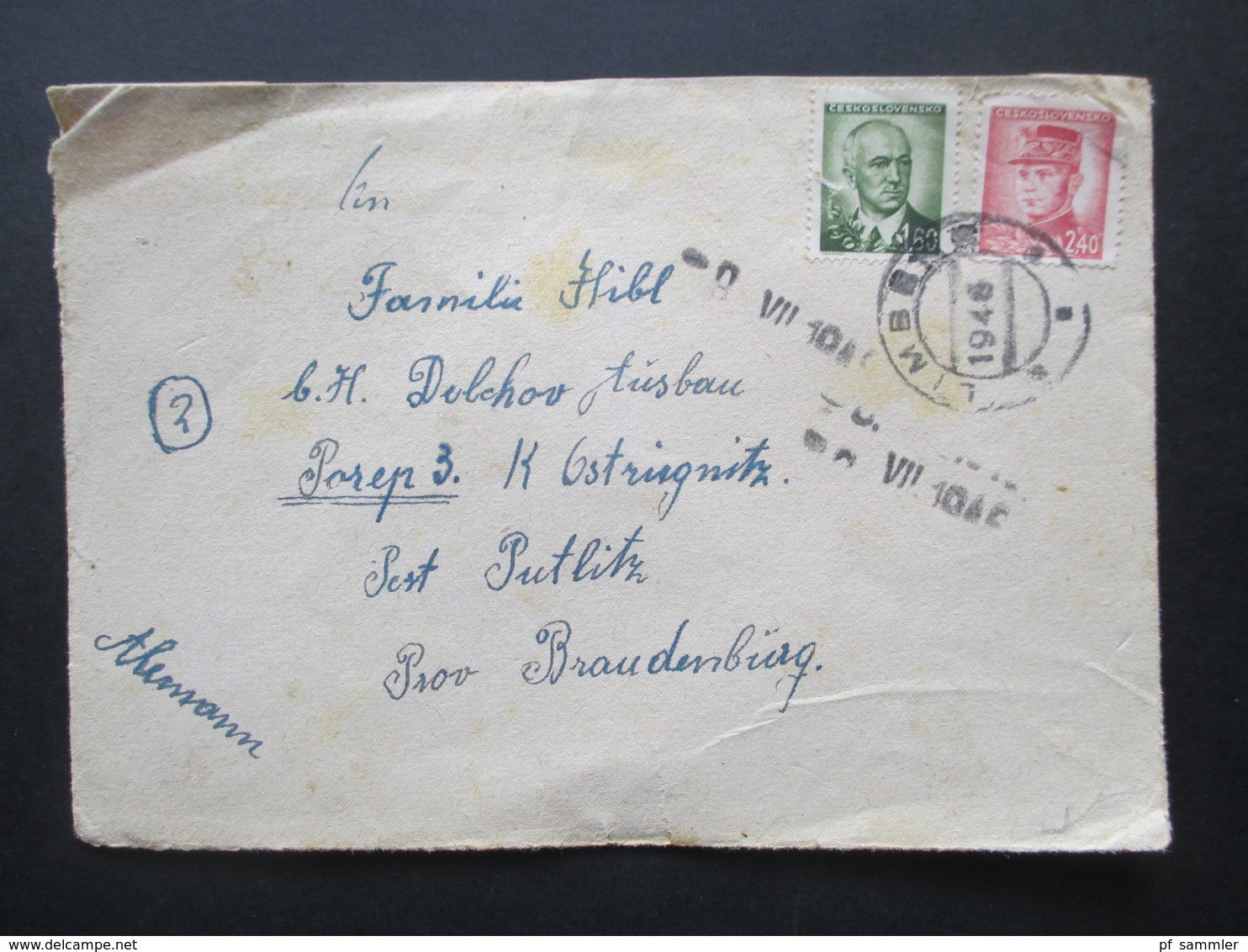 CSSR 1929-46 Belegeposten 65 Stk. Zweisprachige Stempel / Sudetenland Gebiete Firmenumschläge / Korrespondenz Bedarf - Storia Postale