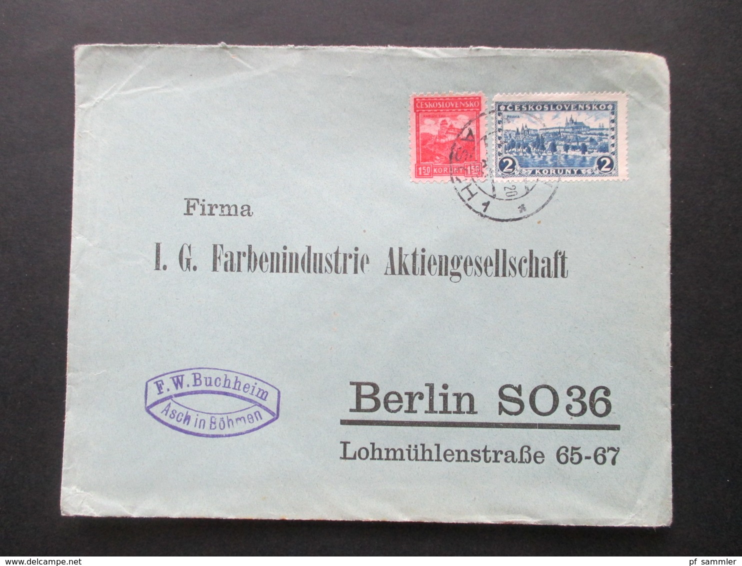 CSSR 1929-46 Belegeposten 65 Stk. Zweisprachige Stempel / Sudetenland Gebiete Firmenumschläge / Korrespondenz Bedarf