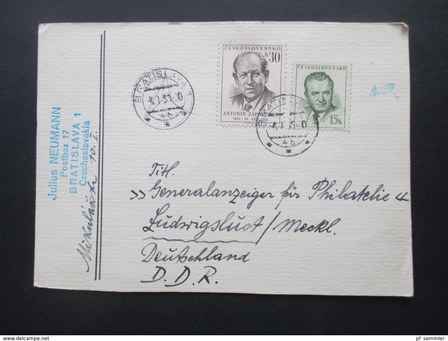 CSSR 1929-46 Belegeposten 65 Stk. Zweisprachige Stempel / Sudetenland Gebiete Firmenumschläge / Korrespondenz Bedarf