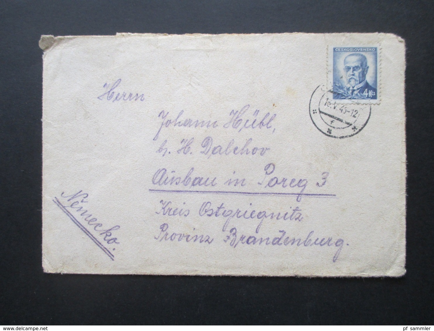 CSSR 1929-46 Belegeposten 65 Stk. Zweisprachige Stempel / Sudetenland Gebiete Firmenumschläge / Korrespondenz Bedarf