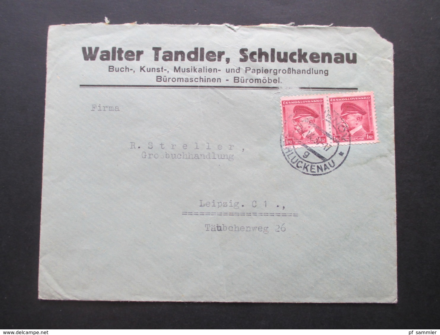 CSSR 1929-46 Belegeposten 65 Stk. Zweisprachige Stempel / Sudetenland Gebiete Firmenumschläge / Korrespondenz Bedarf