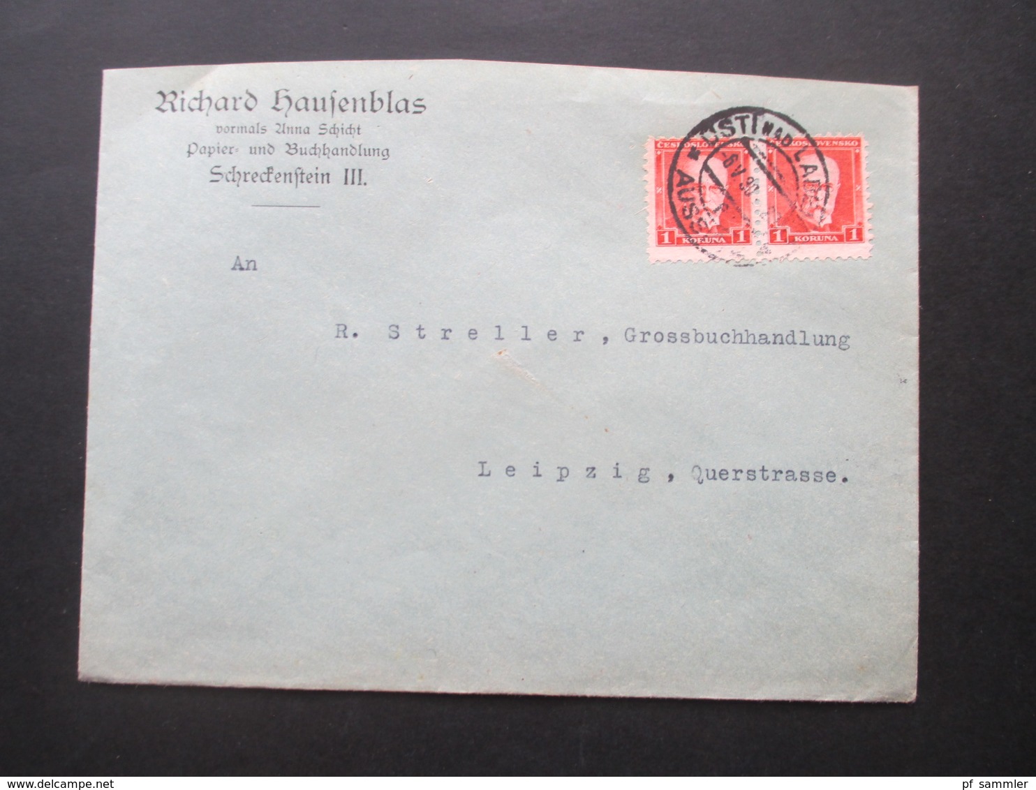 CSSR 1929-46 Belegeposten 65 Stk. Zweisprachige Stempel / Sudetenland Gebiete Firmenumschläge / Korrespondenz Bedarf