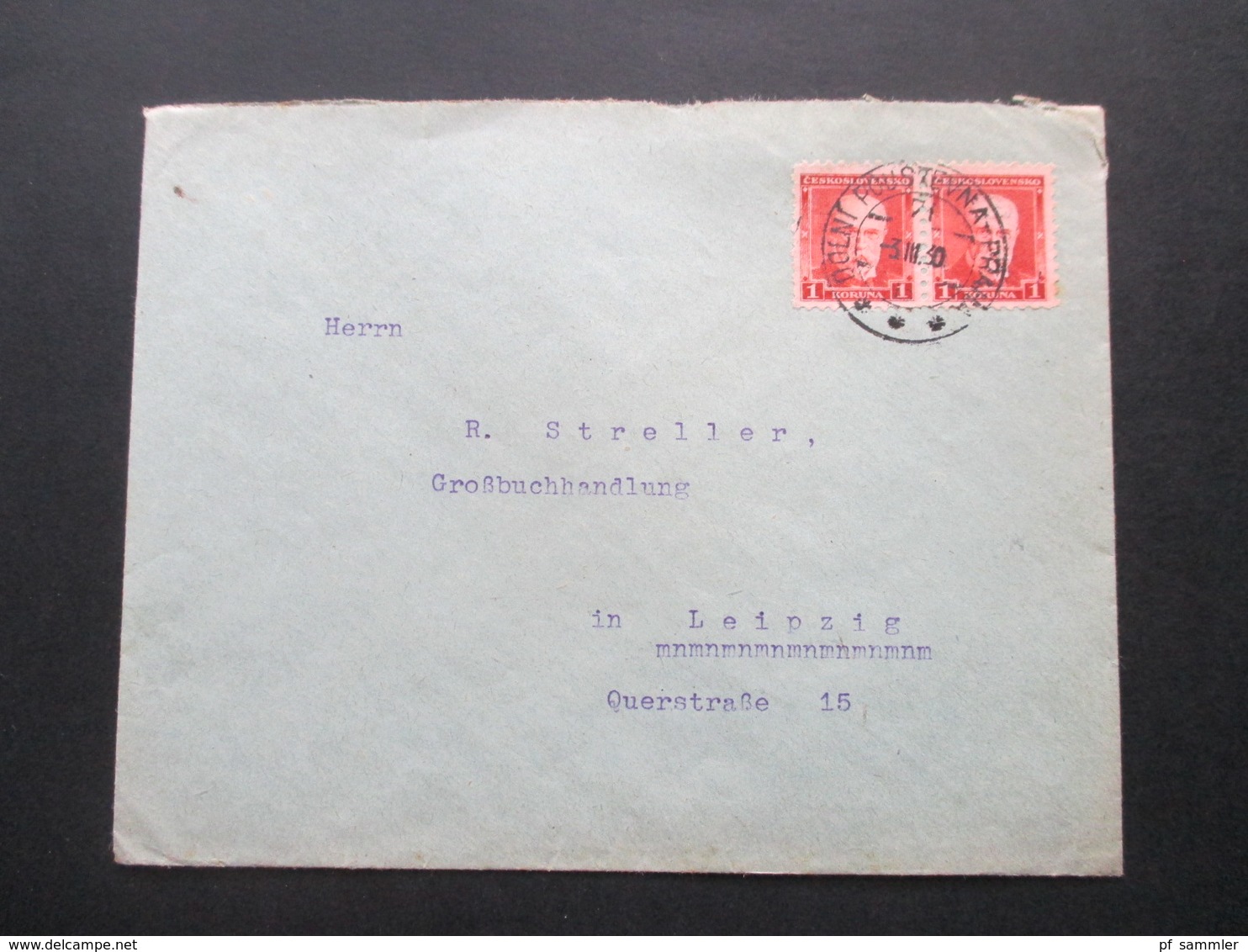 CSSR 1929-46 Belegeposten 65 Stk. Zweisprachige Stempel / Sudetenland Gebiete Firmenumschläge / Korrespondenz Bedarf