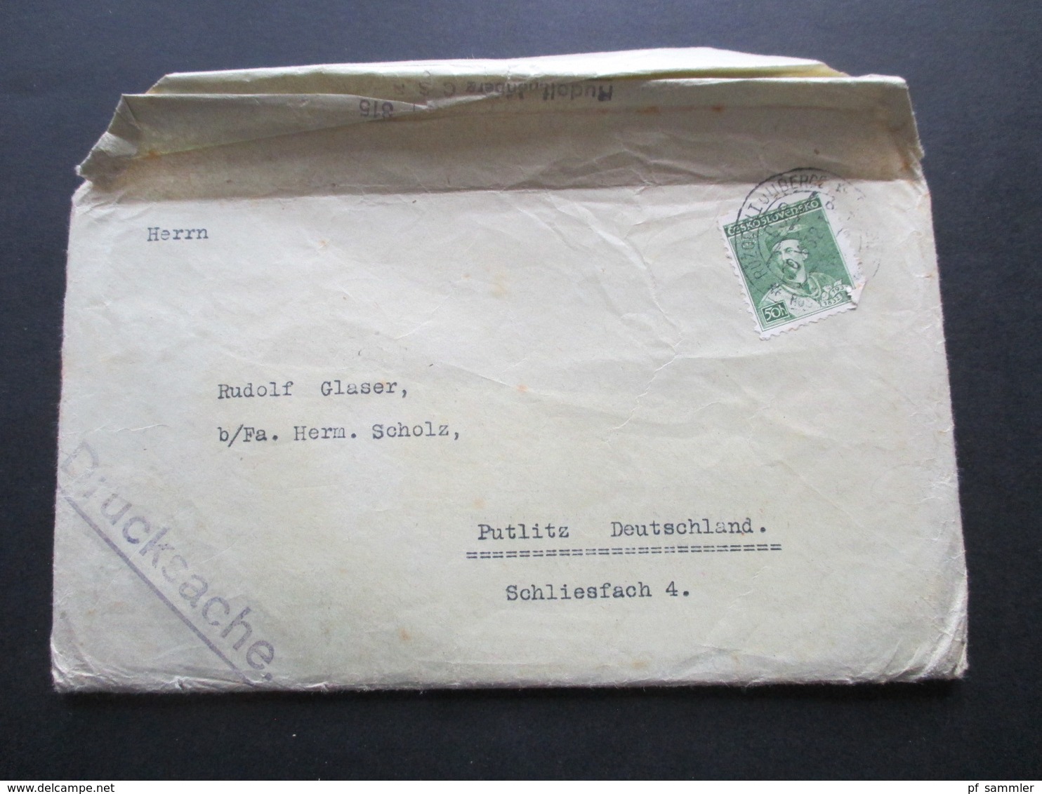 CSSR 1929-46 Belegeposten 65 Stk. Zweisprachige Stempel / Sudetenland Gebiete Firmenumschläge / Korrespondenz Bedarf