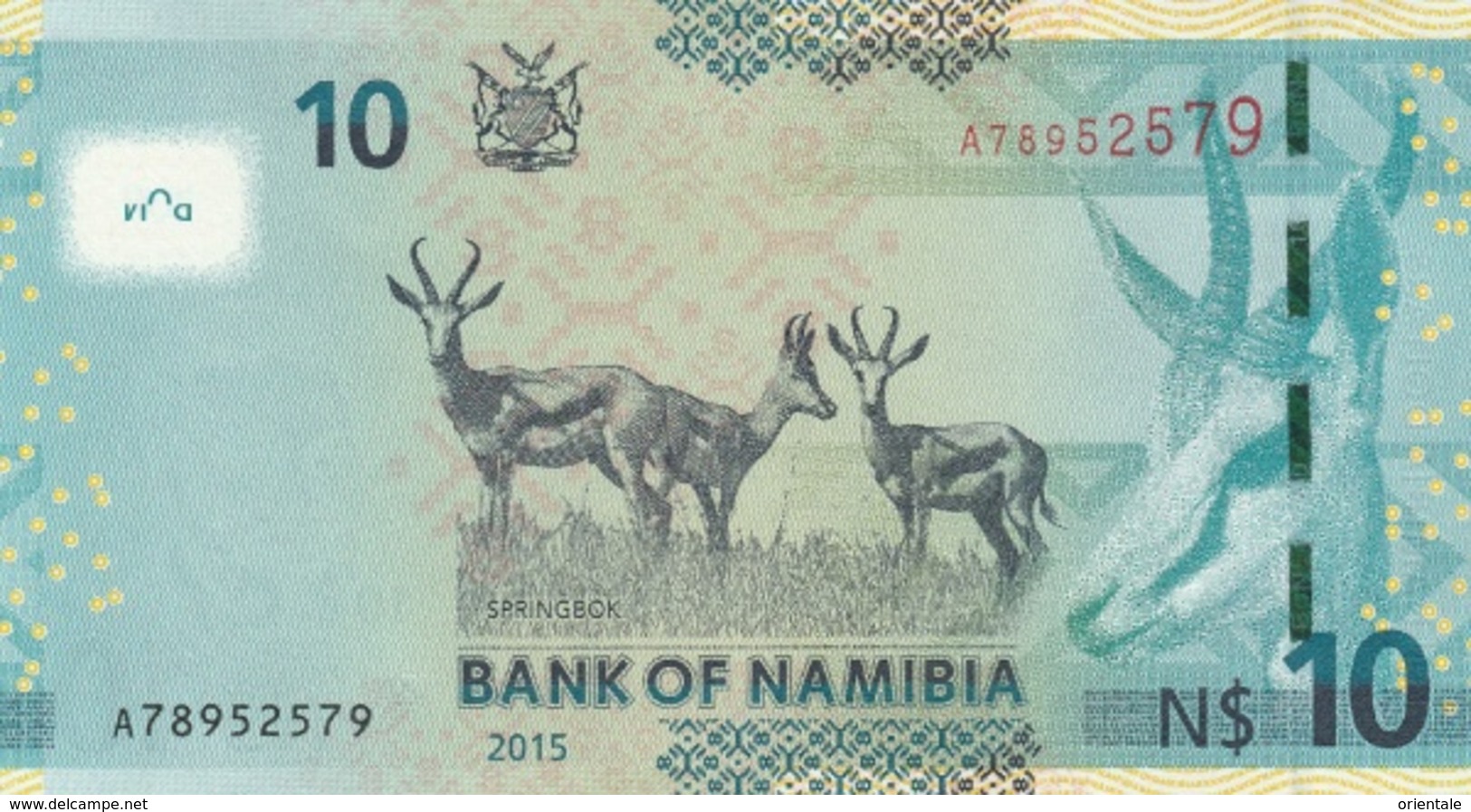 NAMIBIA P. 16 10 D 2015 UNC - Namibia
