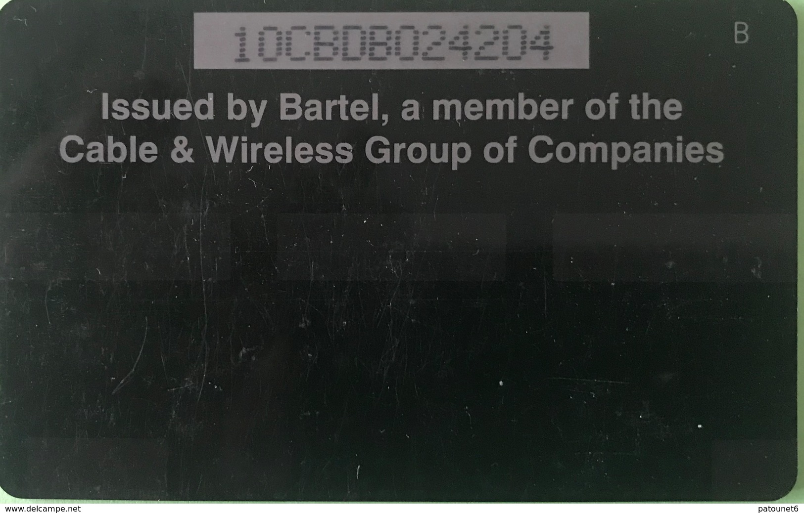 BARBADES  -  Phonecard  -  Cable § Wireless  -  Windsurfing - B $ 20 - Barbados