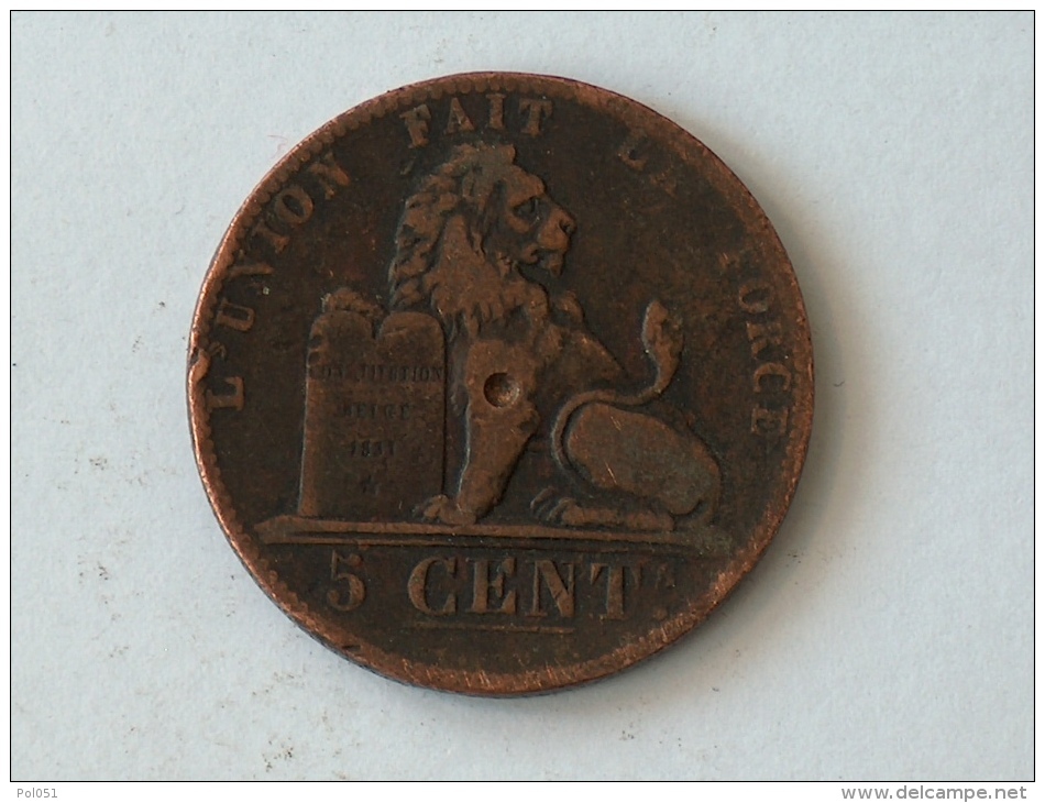 Belgique 5 Cents 1848 Centimes - 5 Centimes