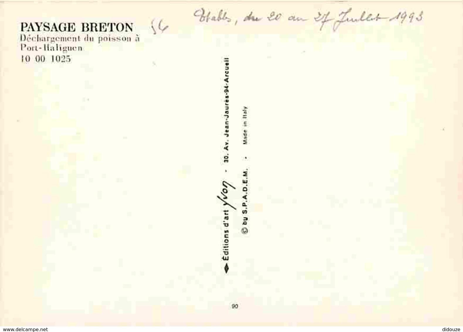 56 - Port Haliguen - Déchargement Du Poisson - Bateaux - Phare - Pecheurs - Voir Scans Recto-Verso - Altri & Non Classificati