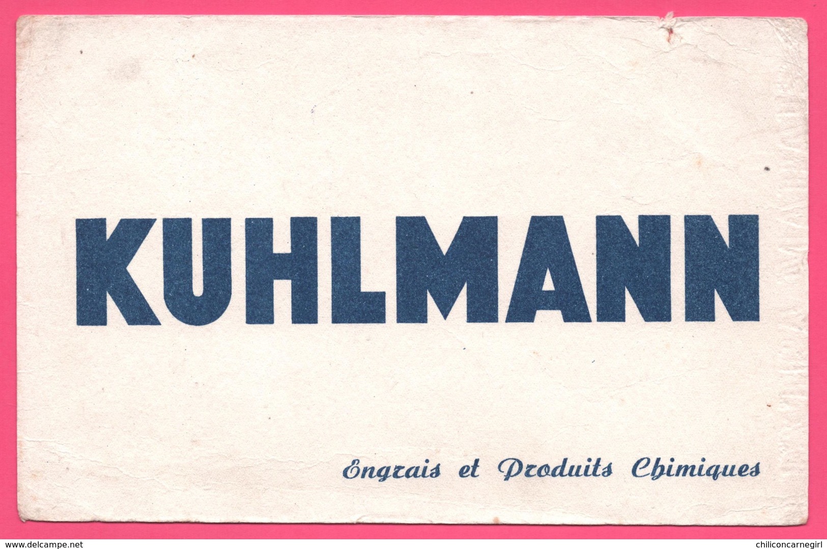 BUVARD Illustré - BLOTTING PAPER - KUHLMANN - Engrais Et Produits Chimiques - E