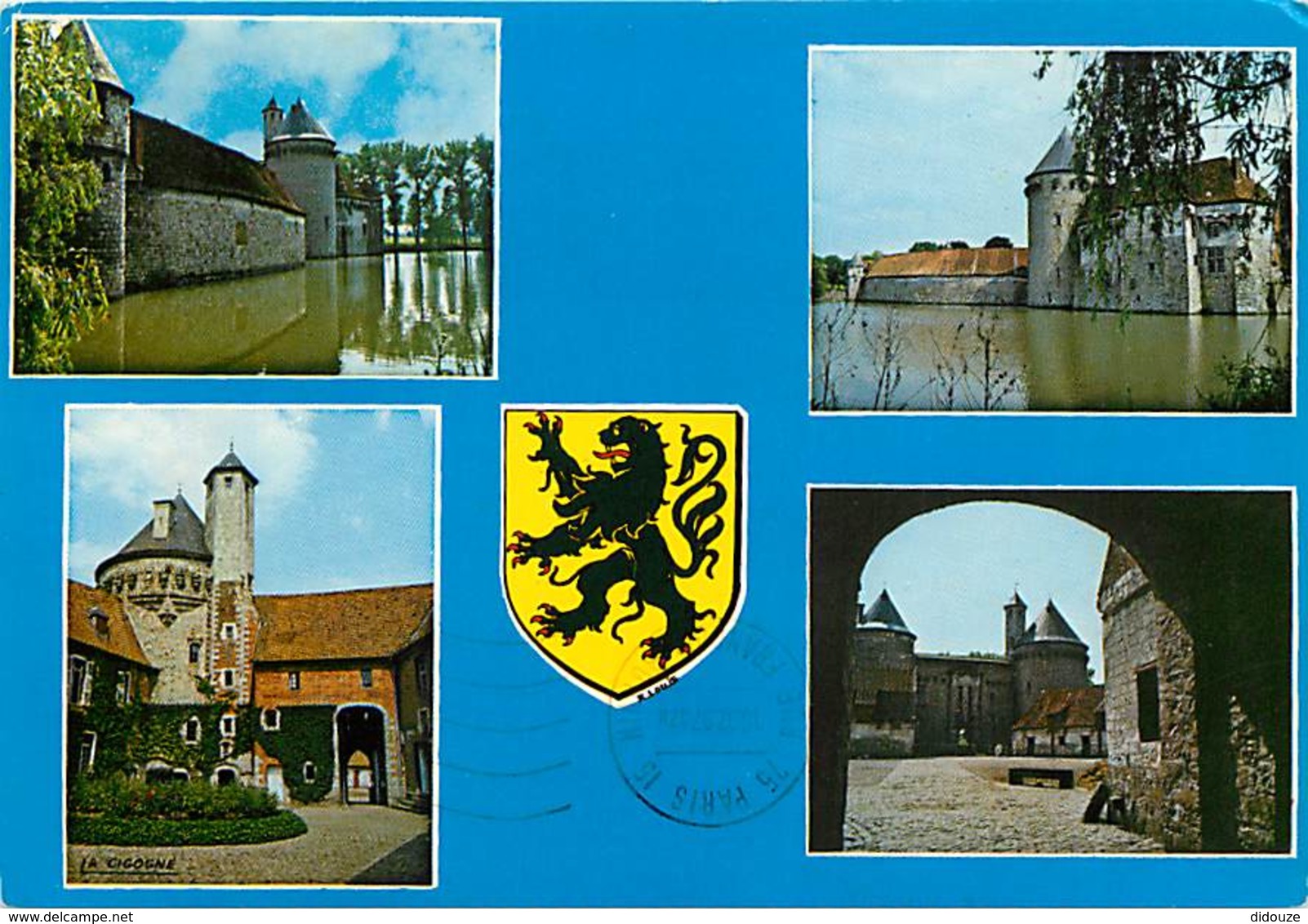 62 - Olhain - Le Château D'Olhain - Multivues - Voir Scans Recto-Verso - Autres & Non Classés