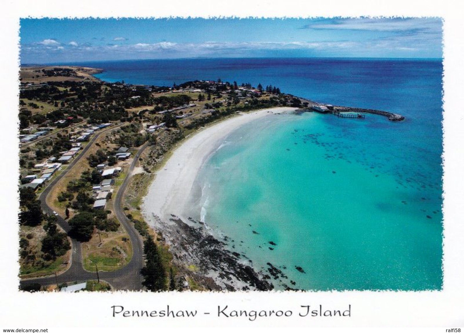 1 AK Kangaroo Island - Australien * Blick Auf Den Ort Penneshaw - Dieser Liegt Auf Der Dudley-Halbinsel Luftbildaufnahme - Kangaroo Islands