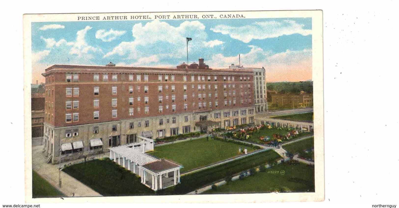 PORT ARTHUR, Ontario, Canada, Prince Arthur Hotel, Old White Border Postcard, Thunder Bay County - Port Arthur