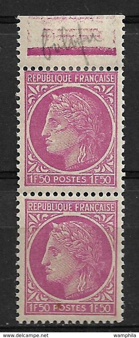 France 679** Variété "balafre" Timbre Sup. - Unused Stamps