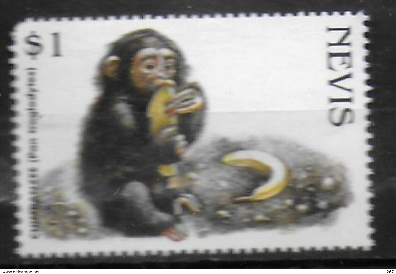 NEVIS  N° 1107  * * Singes Chimpanzés - Chimpanzés
