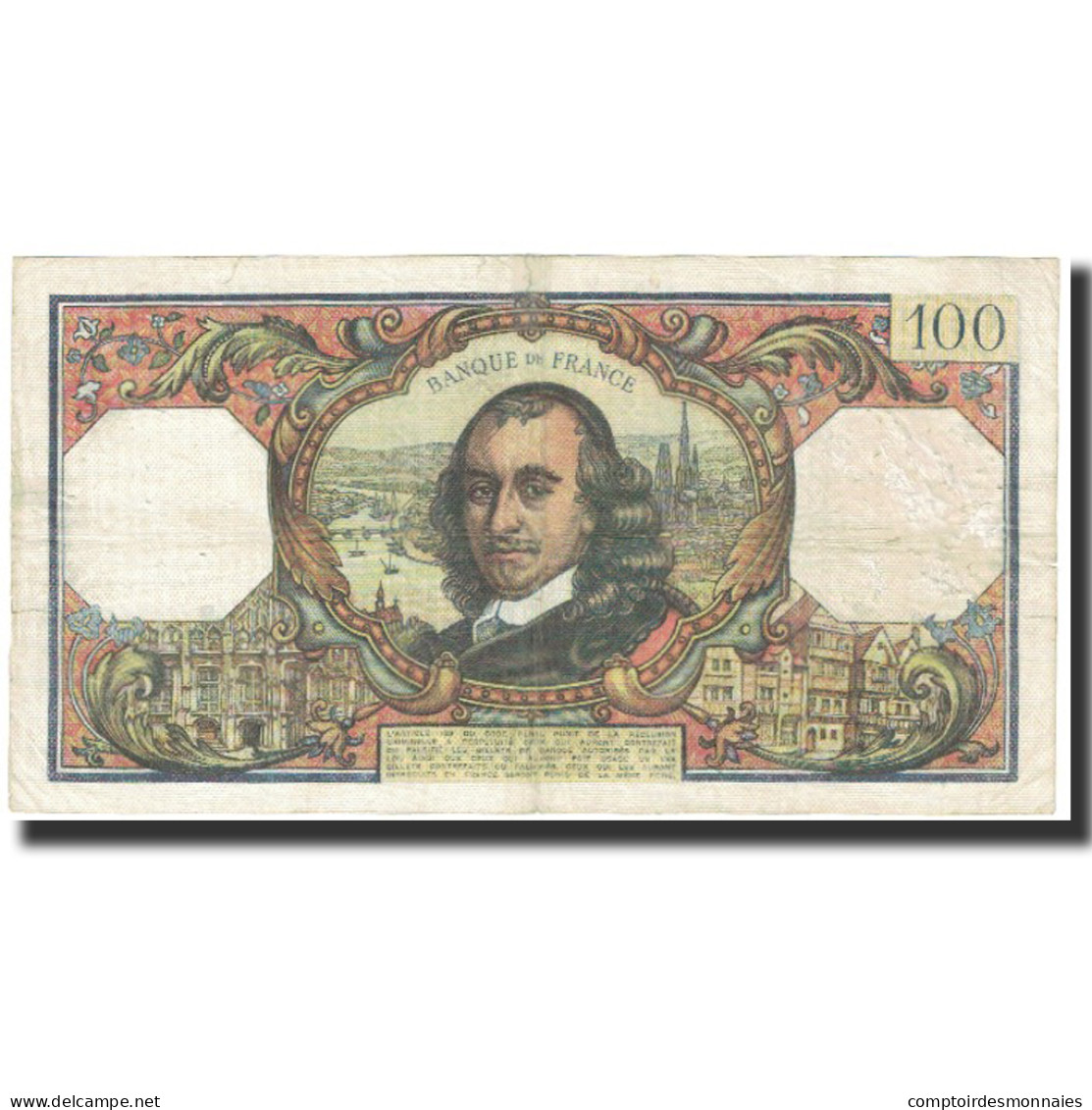 France, 100 Francs, Corneille, 1971, 1971-07-01, TB+, Fayette:65.36, KM:149d - 100 F 1964-1979 ''Corneille''